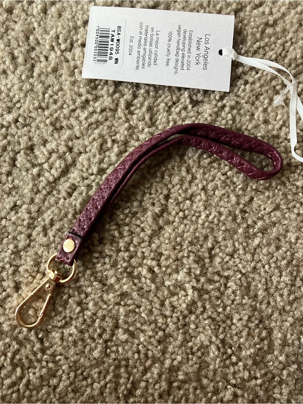 Purple Zip Around Wallet